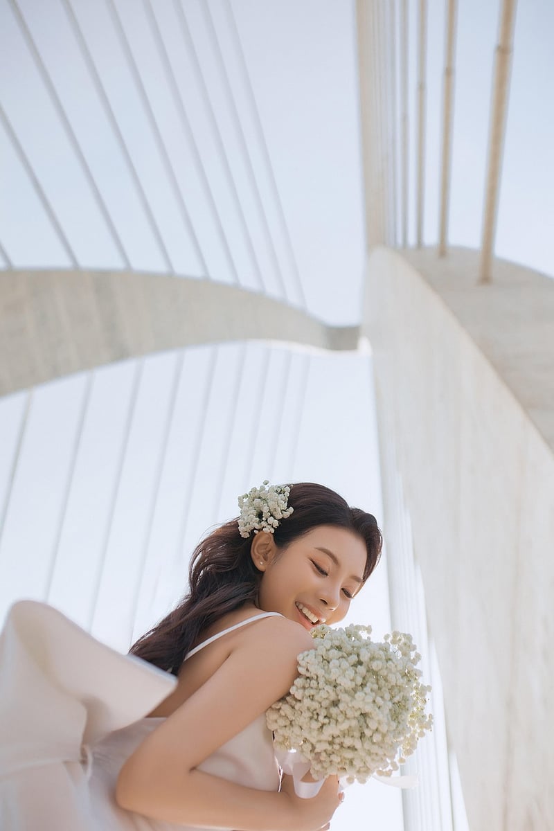 Bride with Flowers